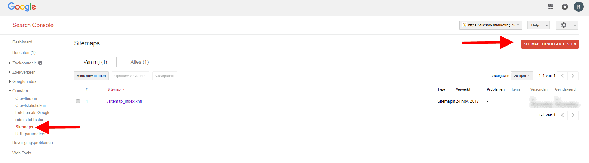 Google Search Console Sitemap